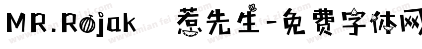 MR.Rojak 啰惹先生字体转换